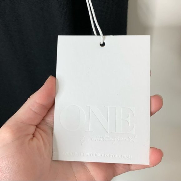 One Teaspoon Superior Merino Knit Funnel Turtleneck Dress Jet Black Size XXS - Picture 15 of 16